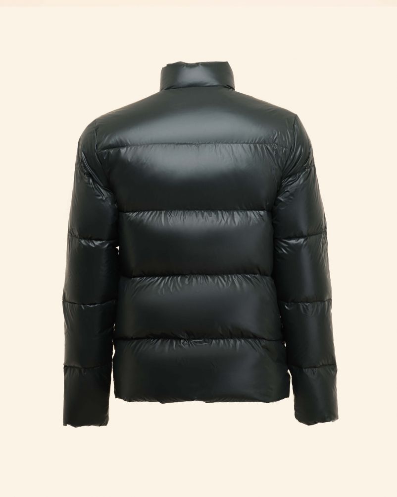 Piumino con 100% vera piuma d