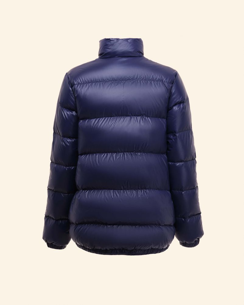 Piumino con 100% vera piuma d