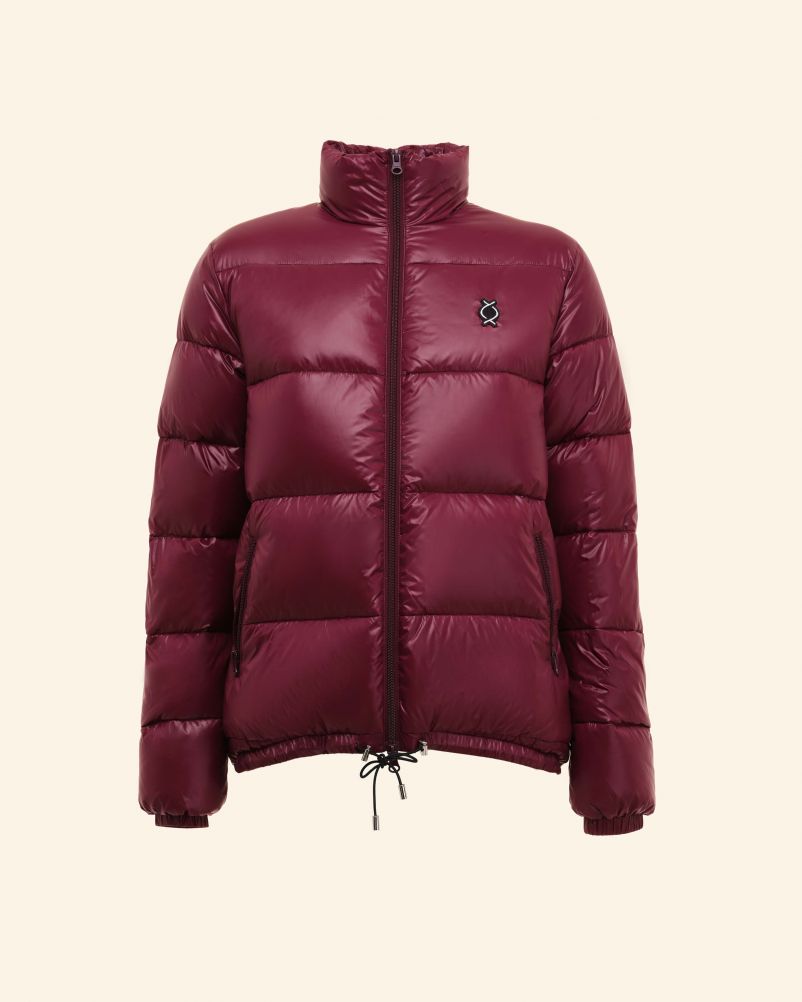 Piumino con 100% vera piuma d