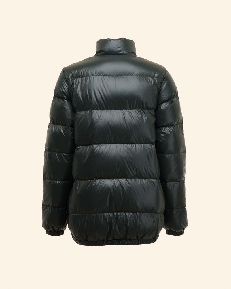 Piumino con 100% vera piuma d