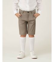Bermuda in gabardina di Cotone