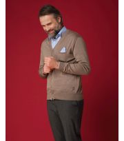 Cardigan in 100% Cashmere Cariaggi