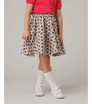 Gonna in Voile stampato