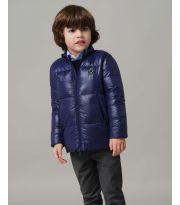 Piumino con 100% vera piuma d'oca