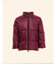 Piumino con 100% vera piuma d'oca