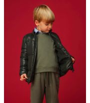 Piumino con 100% vera piuma d'oca