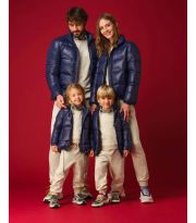 Piumino con 100% vera piuma d'oca