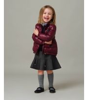 Piumino con 100% vera piuma d'oca