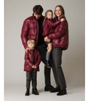 Piumino con 100% vera piuma d'oca