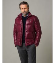 Piumino con 100% vera piuma d'oca