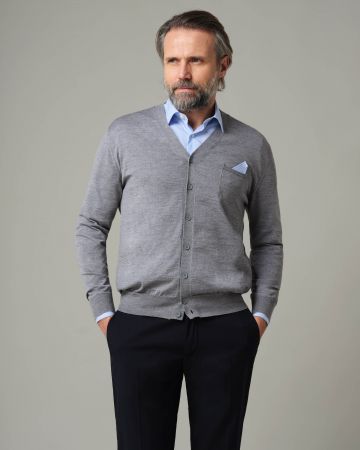 Cardigan in 100% Cashmere Cariaggi