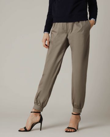 Pantalone in gabardina di Cotone