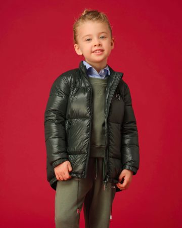 Piumino con 100% vera piuma d'oca