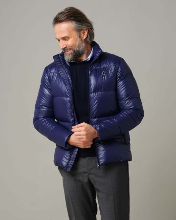 Piumino con 100% vera piuma d'oca