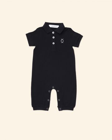 Tutina a Polo in Cotone Piquet